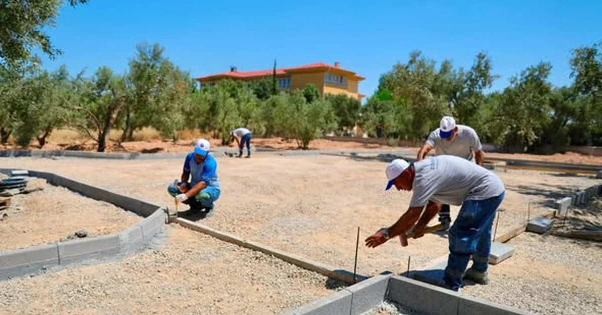 Didim Akbük'te yeşil alanlar ve Didim Belediye Başkanı vizyonuyla Zeytin Park projesi