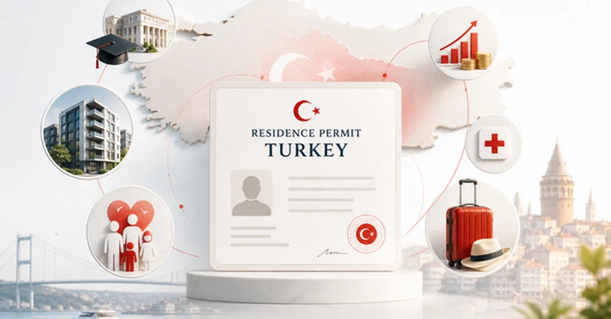 Akbük'te yaşayan İngiliz göçmenler için Türkiye ikamet izni başvurusu.