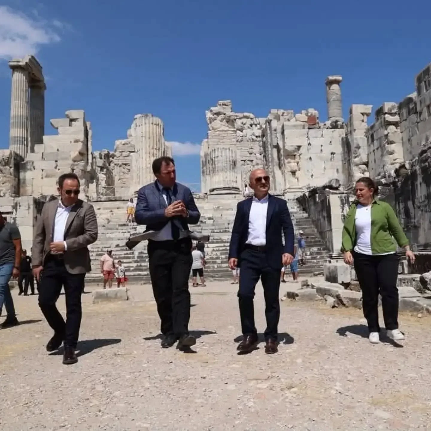 Aydın Valisi Dr. Osman Varol Didim Apollon Tapınağı ziyareti ve Akbük turizmi