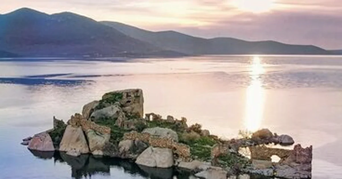 Maden tehdidi altındaki Bafa Gölü ve Latmos Dağları genel görünümü, Aydın Muğla