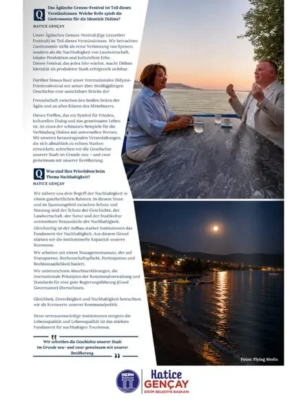 Alman dergisinde tanıtılan Didim ve Akbük turizm bölgesi.
