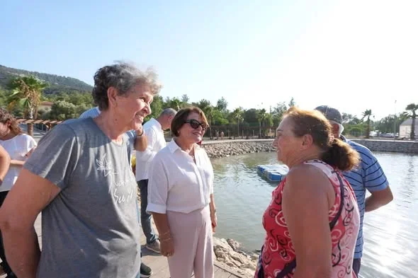Didim Belediyesi Akbük saha ziyareti ve kent plancısı yeşil vizyon çalışması