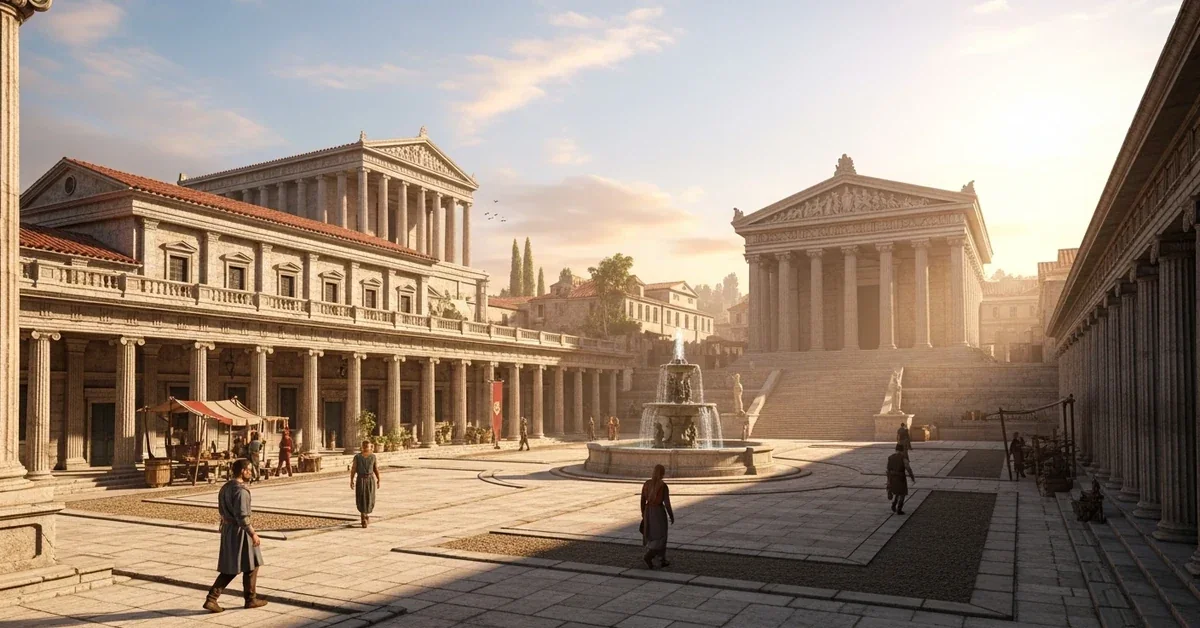 Akbük Teichiussa Roma dönemi liman ticareti ve Pax Romana tarihi kalıntıları.